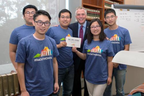 Tailai Jin and five data science students