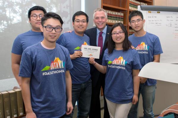 Tailai Jin and five data science students